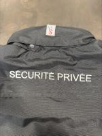 Parka SÉCURITÉ PRIVÉE longue / noire