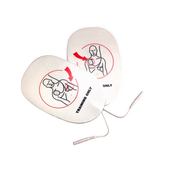 Électrodes adulte pour défibrillateur de formation 
