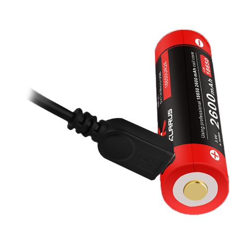 Batterie rechargeable 18650 - 2600 mAh - Rechargeable USB