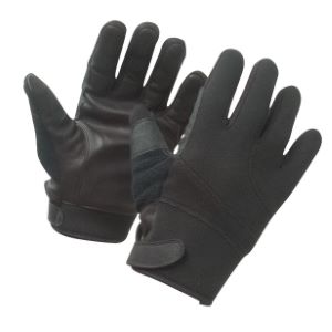 Gants anti-coupures intempéries noirs