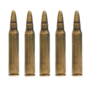 Pack de 5 balles factices calibre 5.56mm.