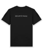 T-shirt noir SÉCURITÉ PRIVÉE - GK