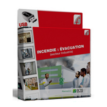 Support formateur - Clé USB : Incendie : évacuation (Industrie)