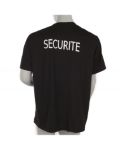 T-Shirt SECURITE - Noir
