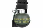 Set Grenade Factice M67 avec fixation molle noir WOSPORT