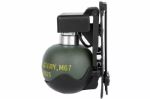 Set Grenade Factice M67 avec fixation molle noir WOSPORT