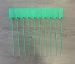 Scellé plastique VERT à serrage progressif - Numéroté
