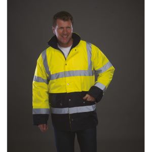 Veste de sécurité bicolore haute visibilité - 2 couleurs disponibles