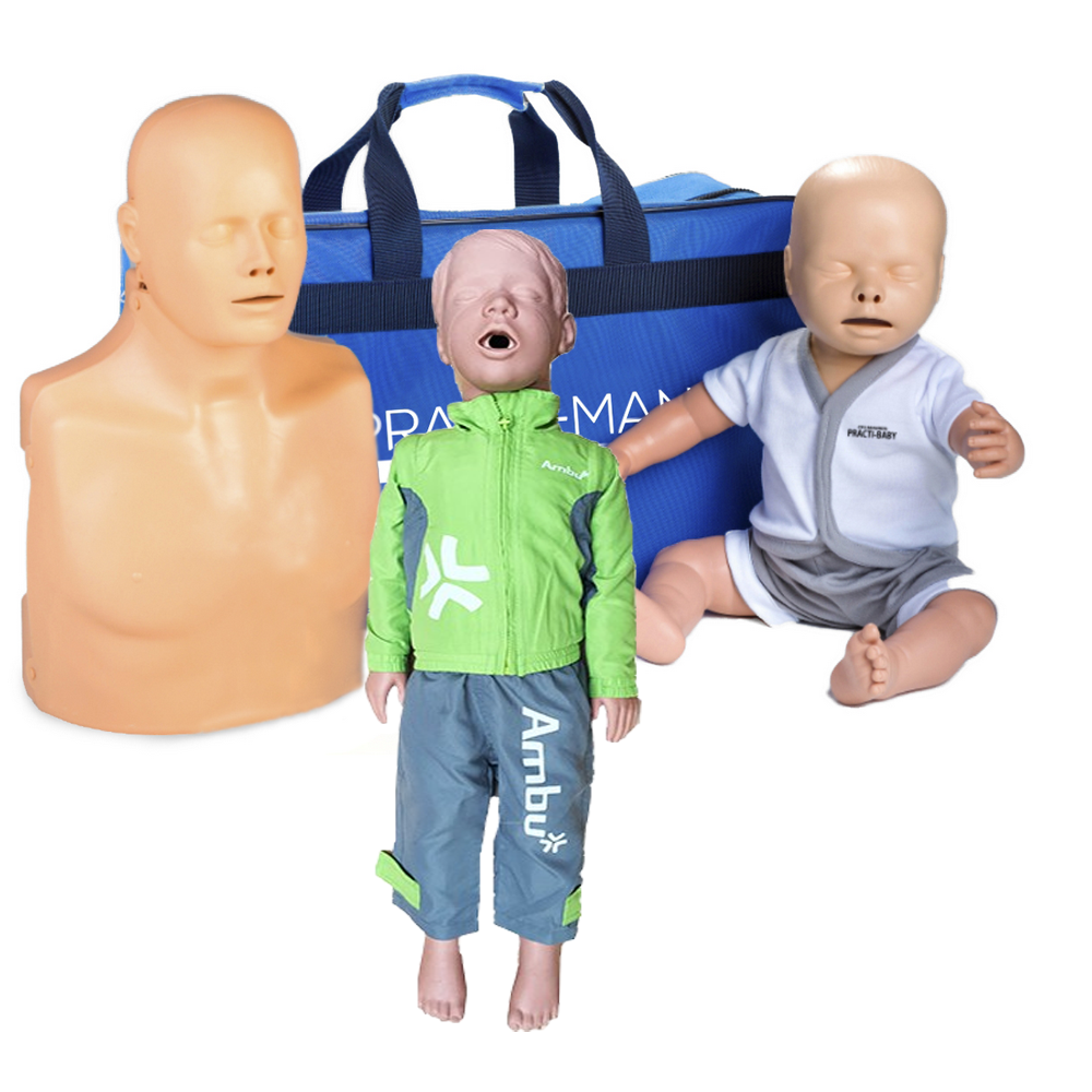 Pack 3 Mannequins de formation RCP Version Plus