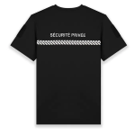 T-shirt noir bande grise SECURITE PRIVEE - GK 