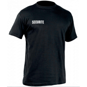 T-shirt SECURITE noir 
