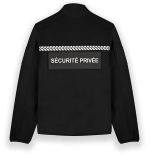 Veste polaire SECURITE PRIVEE avec bande HV - GK