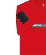 T-shirt sécurité incendie rouge - GK