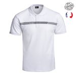 Polo SÉCU-ONE SÉCURITÉ PRIVÉE blanc