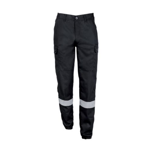 Pantalon sécurité bande retro-réfléchissantes noir