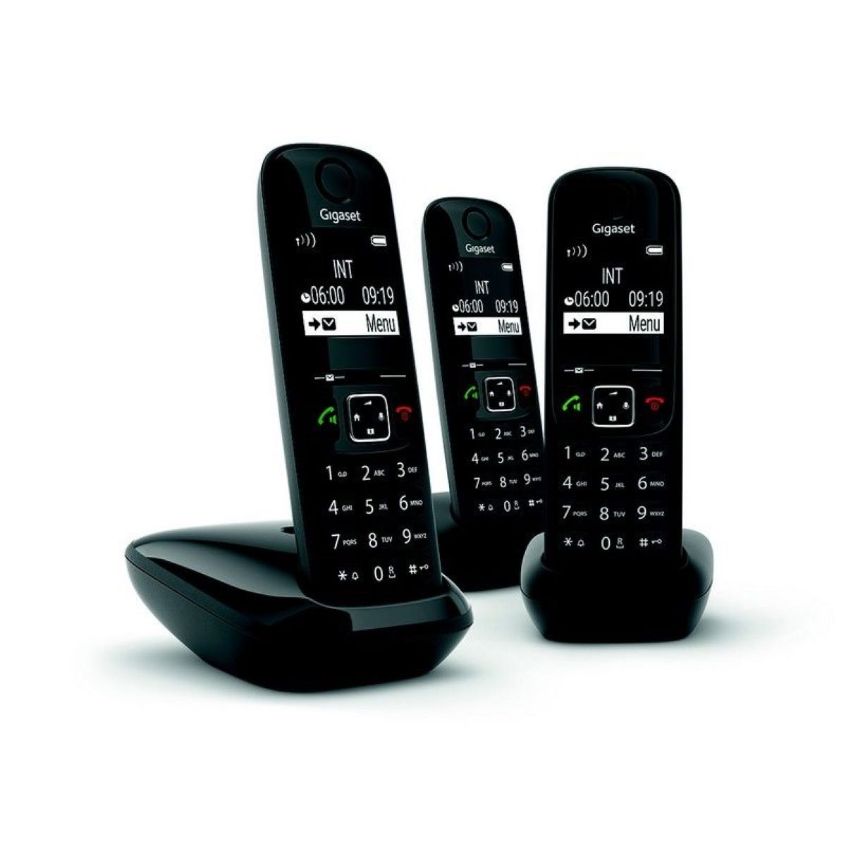 Pack 3 téléphones DECT 