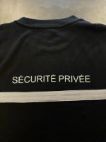 Sweat SÉCURITÉ PRIVÉE noir bande grise