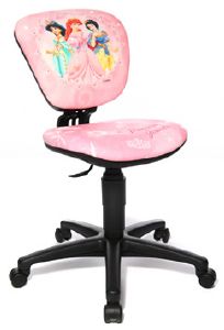 Chaise De Bureau Pour Enfants Princesses En Tissu