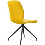 AZUL PIVOTANTE - Chaise de salon pivotante design en velours ou tissus