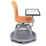 TULUA - Chaise de formation avec tablette - Orange