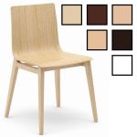 YONGIN - Chaise réunion design en bois