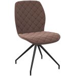 AZUL PIVOTANTE - Chaise de salon pivotante design en velours ou tissus