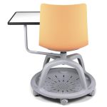 TULUA - Chaise de formation avec tablette - Orange