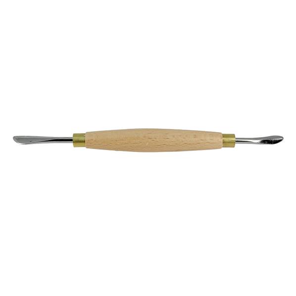 Modeleur double spatule -  Manche en bois - ECONOMIQUE