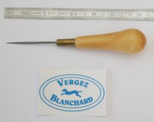 Alêne ronde 7 cm emmanchée - Vergez Blanchard