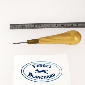 Alêne ronde 4 cm emmanchée - Vergez Blanchard