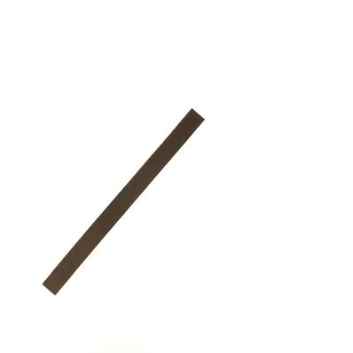 Lanière de collet végétal CHOCOLAT - 20x1,5 cm - Ep 1,9 mm