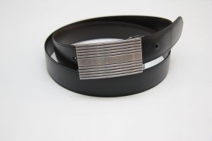 Boucle de ceinture à griffe RON - NICKELÉ SATINÉ - 35 mm