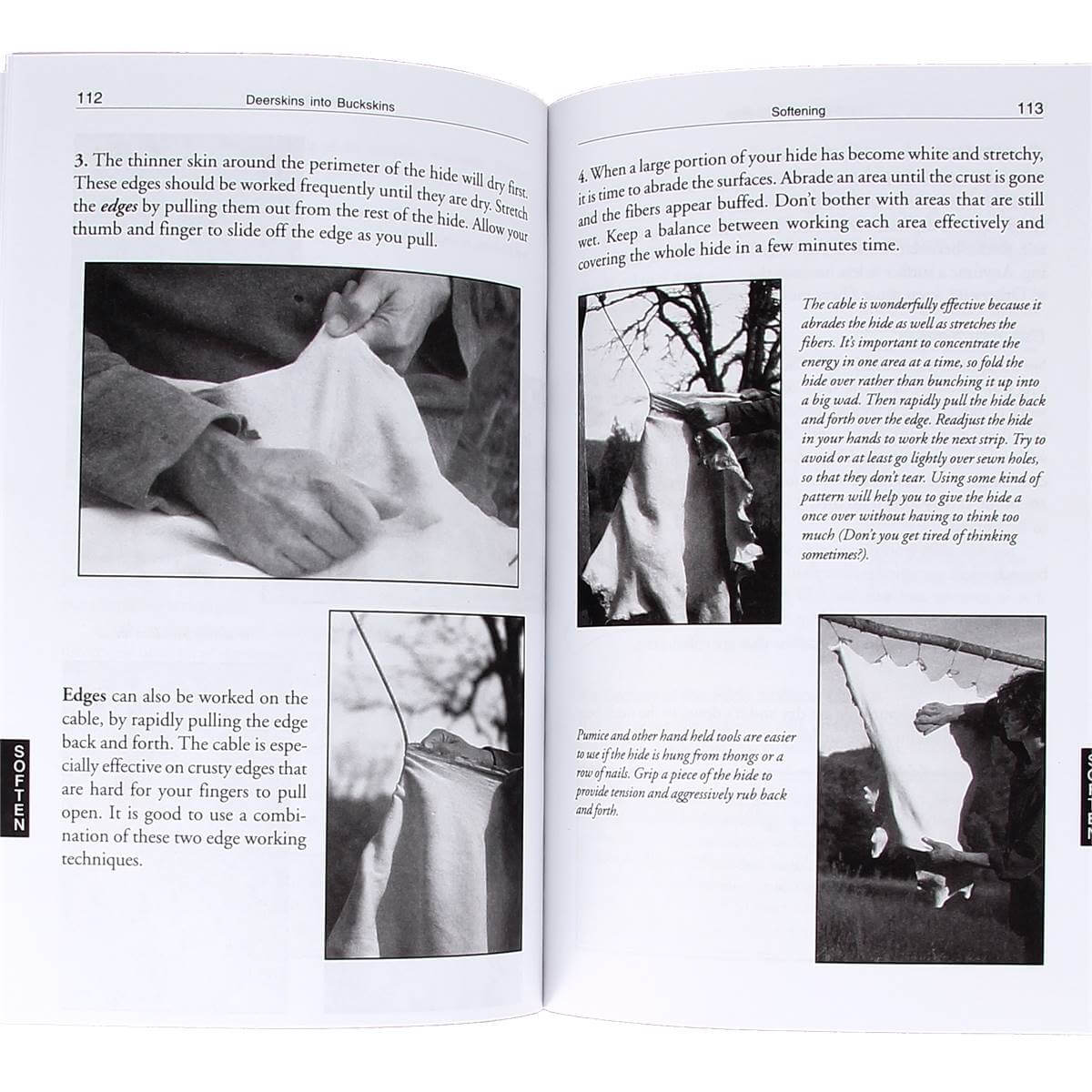 Livre "DEERKINS INTO BUCKSKINS" - Techniques de tannage du cuir - 2e édition