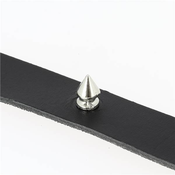 Rivet pointe - SPIKE - Pour collier - NICKELÉ - Long 11mm