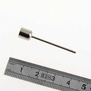 Pointe droite - d=1,5 mm - lg=30 mm - pour fer à fileter