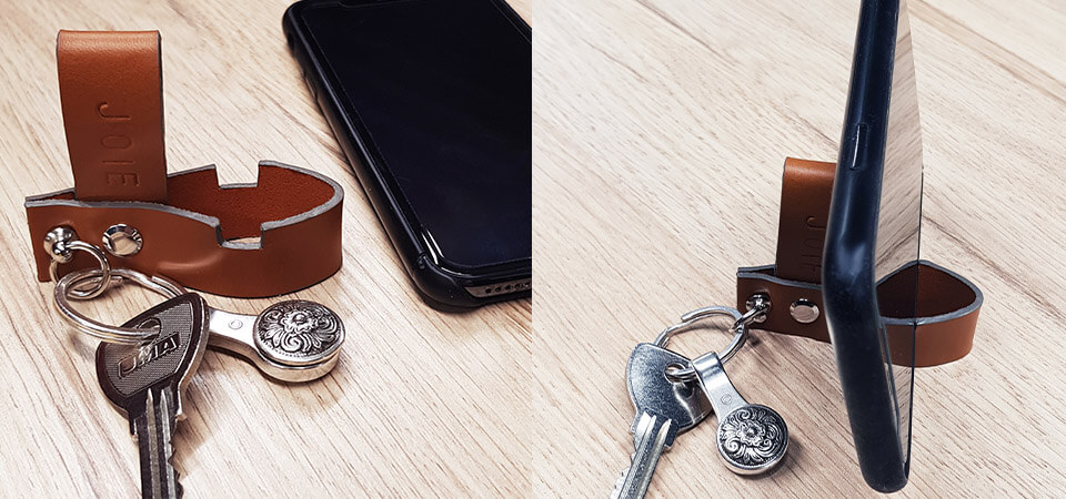 DIY - Support en cuir pour smartphone