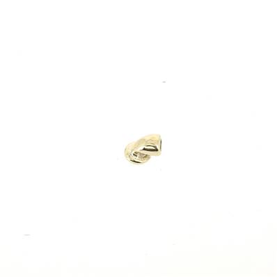 Fermoir bijou - 1 pièce - Lacet rond 2 mm - DORE