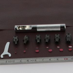 Ensemble d'emporte-pièces ronds à frapper de 2 à 5 mm - Tandy Leather - 3003-00