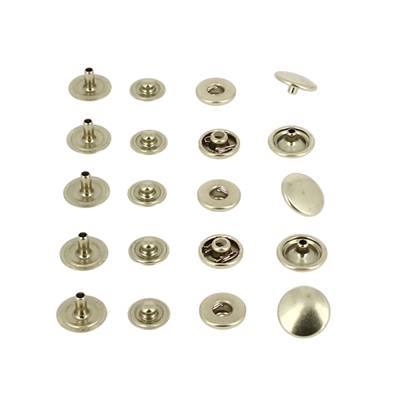 Gaetooely 30pcs Bouton Pression Metal 17mm Outil a Fixer pour Cuir Maroquinerie