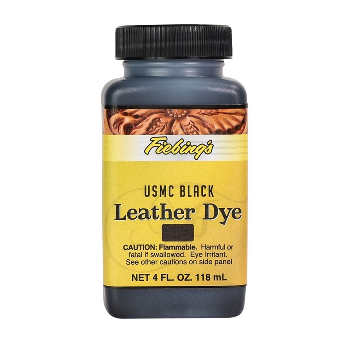 leather dye usmc black 118ml gp