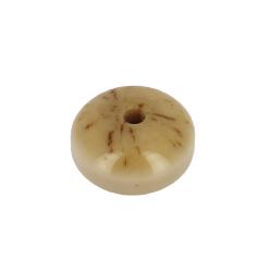 Perle décorative - BEIGE - 28x16 mm