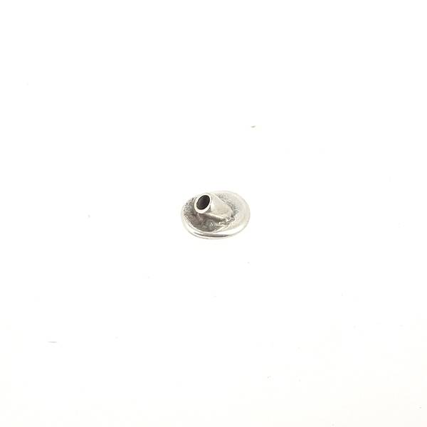 Fermoir bijou - 1 pièce - Lacet rond 2mm - ARGENT VIEILLI