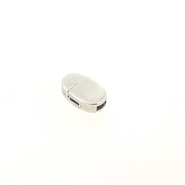 Fermoir bijou - Ovale aimanté - Lacet plat 5mm