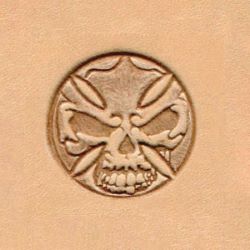 Matoir 3D - Badge crâne - 8554