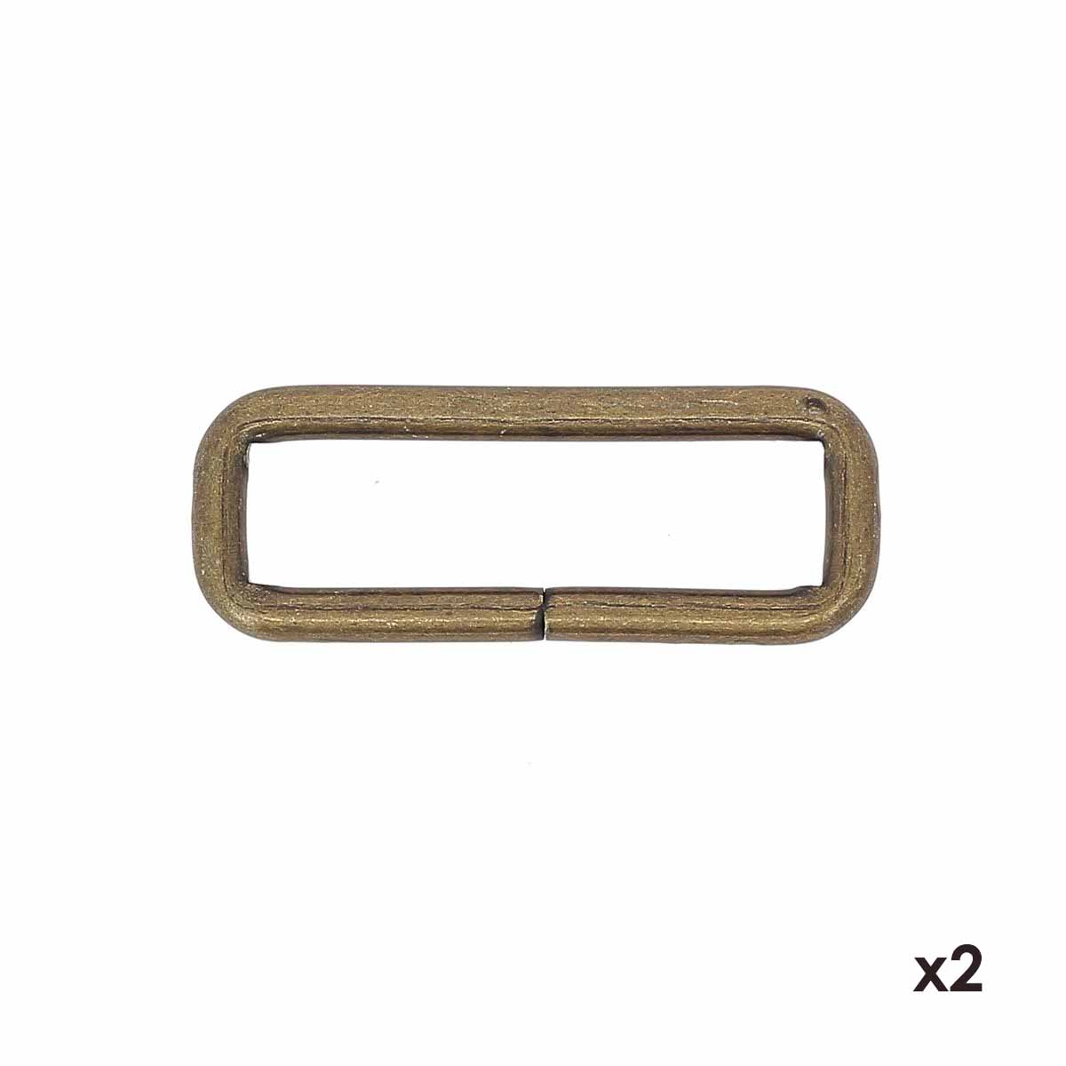 3/4" 1" 20 mm 25 mm Métal Carré Anneau Boucle Boucle Sac Ceinture Bracelet en cuir soudés cc 