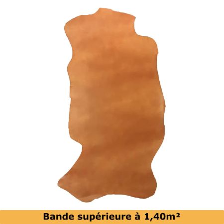 Bande de cuir VVN TANAO - MIEL - Ép 1,5mm 