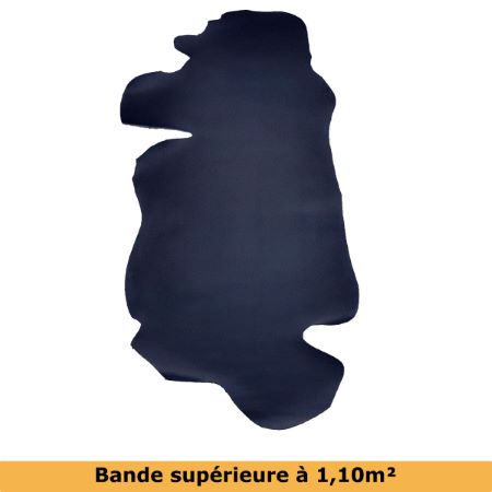 Bande de cuir VVN TANAO - BLEU MARINE - Ép 1,5mm 