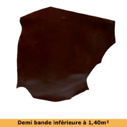 Bande de cuir VVN TANAO - CHOCOLAT - Ép 1,5mm 