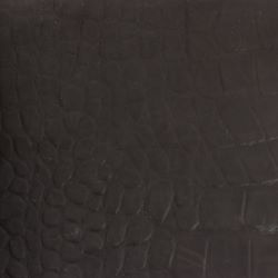 Morceau de cuir de vachette imitation croco - CHOCOLAT B47