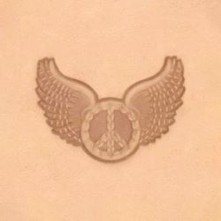 Matoir 3D - Symbole de paix avec ailes - 8665